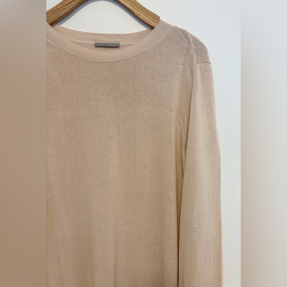COS cotton linen blend crew neck sweater , sz : large - Picture 4 of 7
